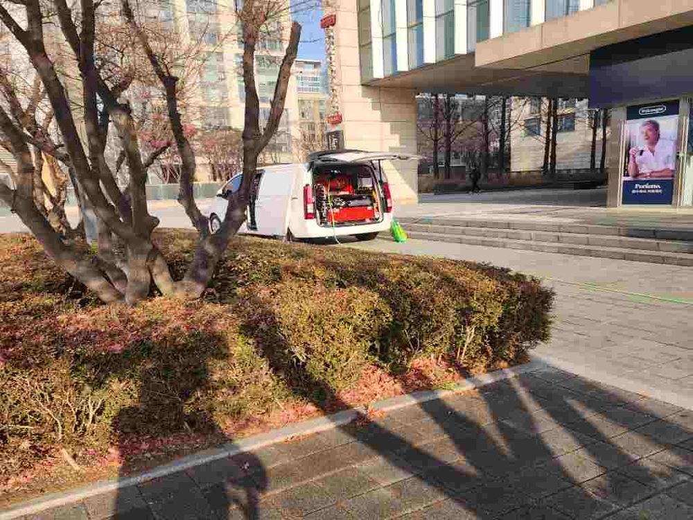 야탑동 상가 건물 고압세척 출동